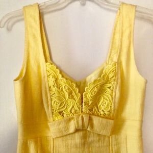 Nanette Lenore pale yellow dress